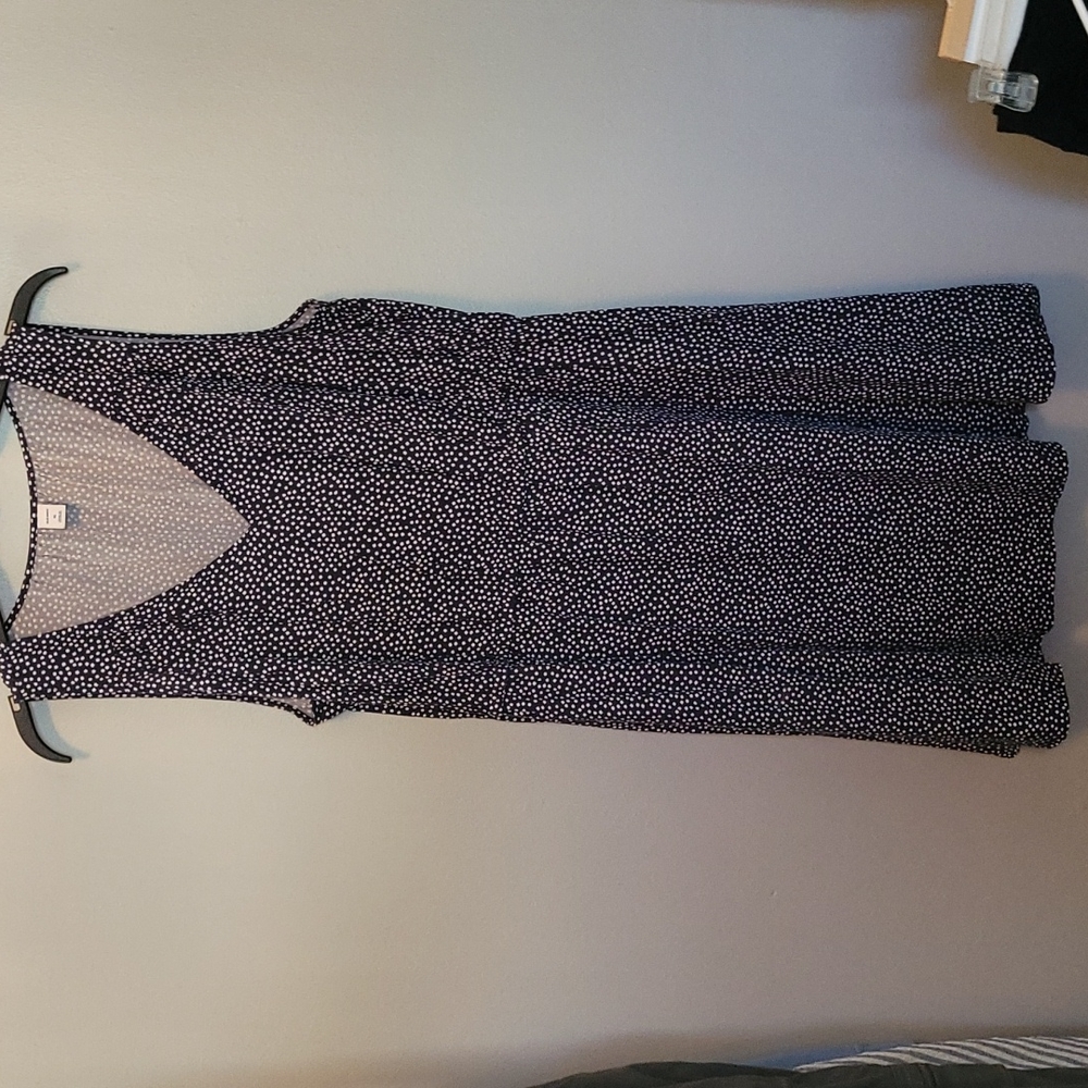 Old Navy Women's Blue Polka Dot Dress | Size XL